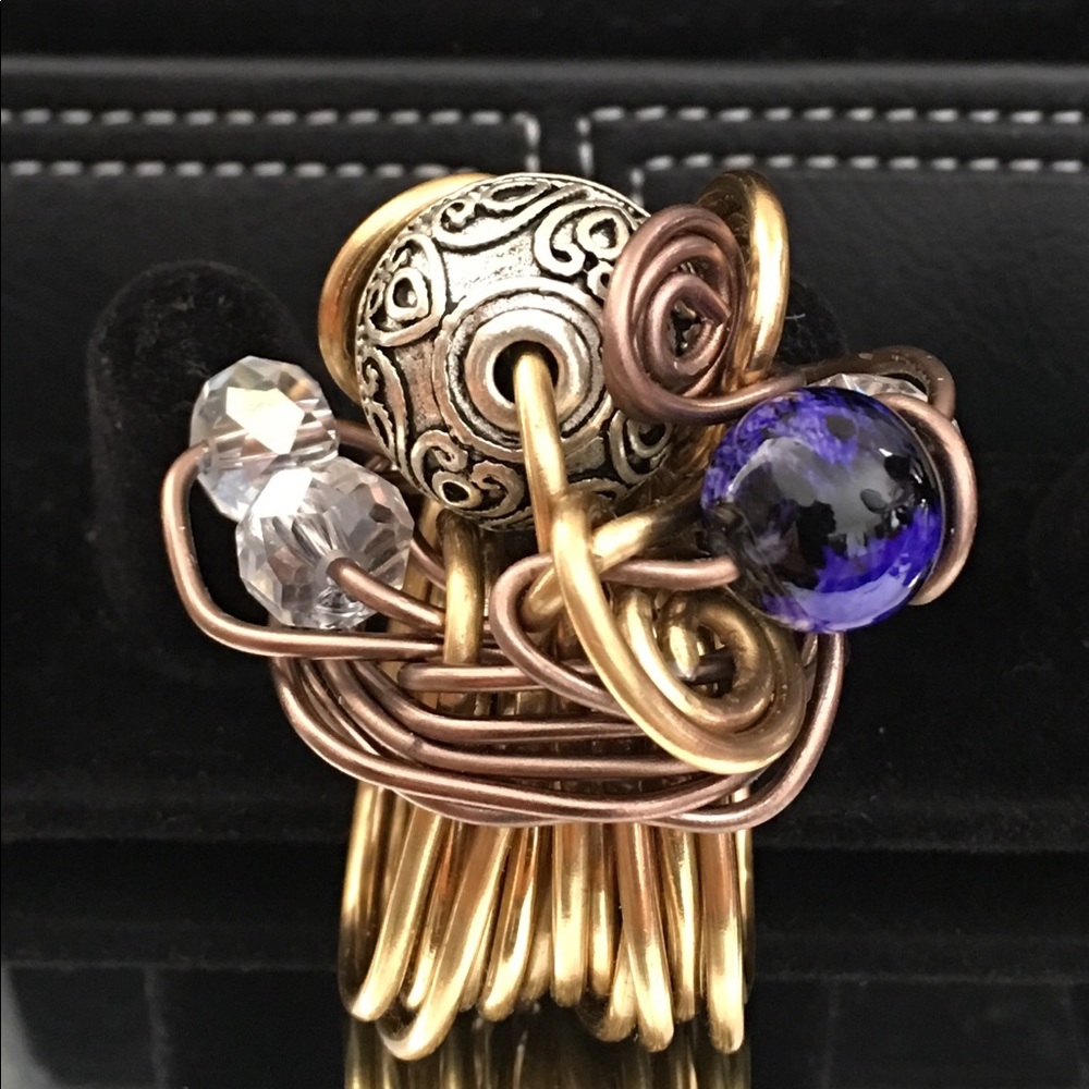 UNIQUE HEAVY METAL RING